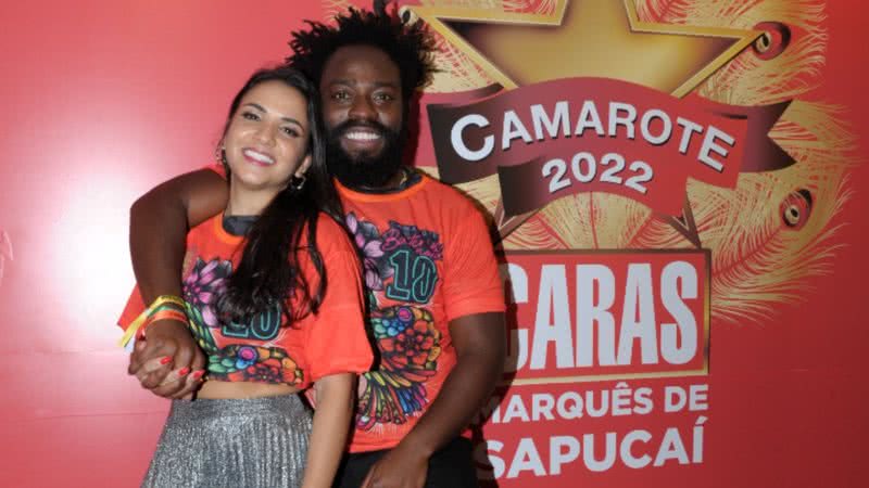 Douglas Silva, do BBB 22, curte Camarote CARAS com a esposa, Carol Samarão - Cadu Pillotto/CARAS