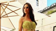 Andressa Suita posa com vestido tropical - Reprodução/Instagram