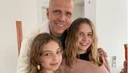 Fernando Scherer com as filhas, Brenda e Isabella - Foto: Reprodução / Instagram