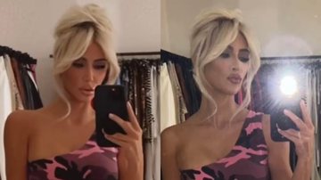 Kim Kardashian imita look da boneca Barbie e impressiona com cintura fininha - Reprodução/Instagram
