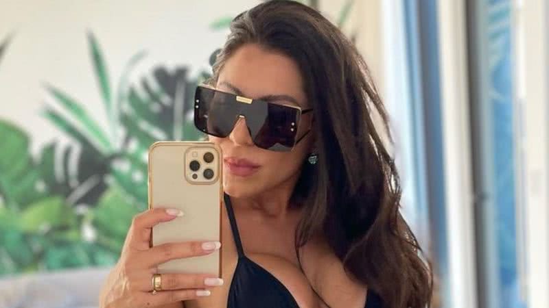 Andressa Ferreira impressiona com selfies de biquíni no espelho - Reprodução/Instagram