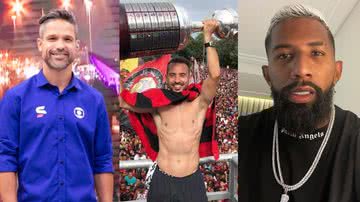 Jogadores e ex-jogadores do Flamengo como Diego Ribas, Rodinei e Everton Ribeiro tem contas do Twitter invadidas - Foto: Reprodução / Instagram