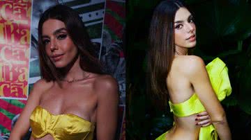 Giovanna Lancellotti deixa barriga sarada à mostra em look verde limão - Reprodução/Instagram