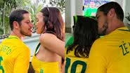 José Loreto e Rafa Kalimann assistem ao jogo do Brasil juntos - Reprodução/Instagram
