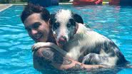 Luan Santana apareceu com sua cachorrinha Sky - Reprodução: Instagram