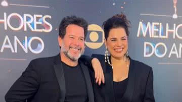Murilo Benício e Isabel Teixeira no prêmio 'Melhores do Ano' - Foto: Reprodução / Globo