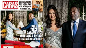 Relembre como foi o casamento de Pelé e Márcia Aoki em reportagem da revista CARAS - FOTOS: Tatiana Aguena