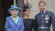 Príncipe Harry e Meghan Markle relembraram confusão ao tentarem se encontrar com a Rainha Elizabeth II - Foto: Getty Images
