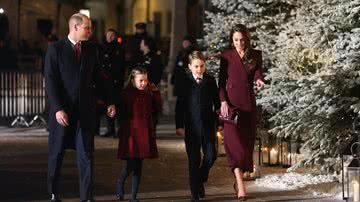 Príncipe William, princesa Charlotte, príncipe George e Kate Middleton - Foto: Getty Images