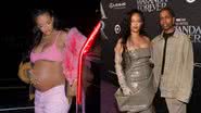 Nascido em maio, filho da cantora Rihanna com rapper A$AP Rocky ainda não tinha sido revelado - Foto: Reprodução / Instagram / Getty Images