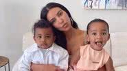 Filhos de Kim Kardashian explodem o fofurômetro em novo clique - Reprodução/Instagram