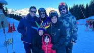 Luma Costa abre álbum de fotos de sua família curtindo passeio na neve - Reprodução/Instagram