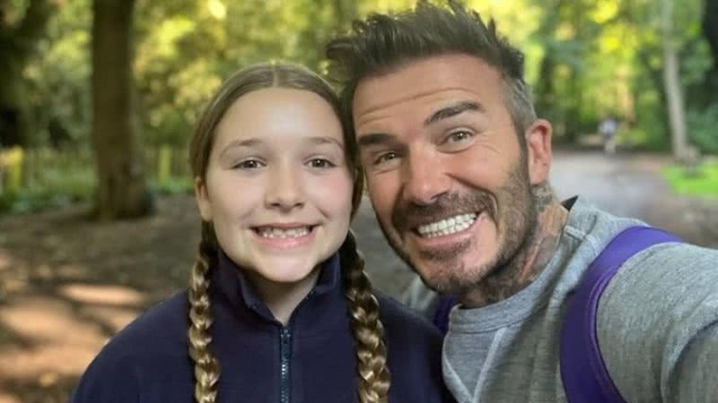 David Beckham e sua família celebraram o aniversário da filha mais nova Harper - Reprodução: Instagram