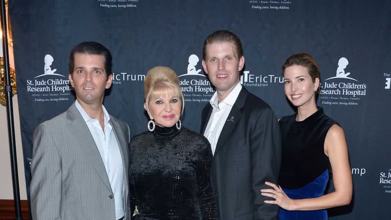 Donald Trump Jr, Ivana Trump, Eric Trump e Ivanka Trump - Foto: Getty Images