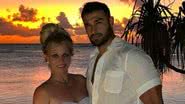 Britney Spears postou uma foto ao lado do noivo em Las Vegas - Reprodução: Instagram