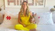 Ingrid Guimarães curte momento carinhoso com seu cachorro - Reprodução/Instagram