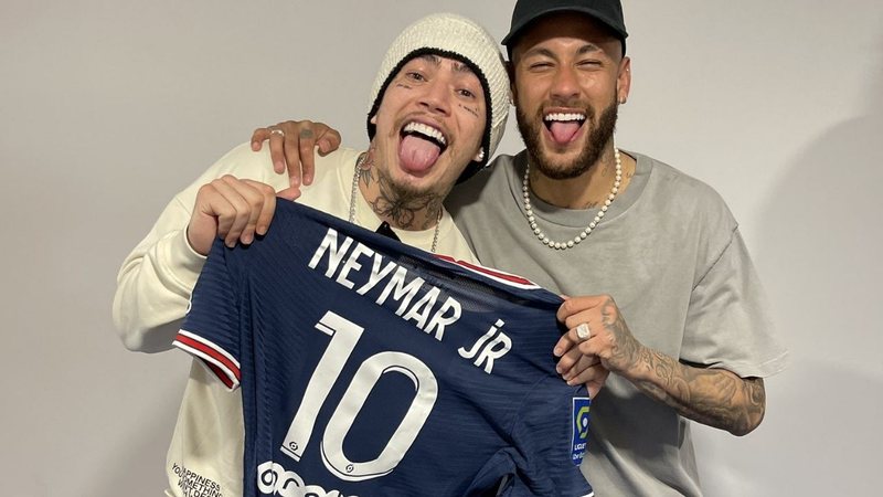 Whindersson encontra com Neymar - Foto: Reprodução / Instagram
