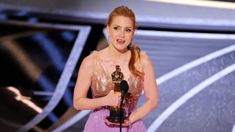 Jessica Chastain recebe Oscar de Melhor Atriz - Getty Images