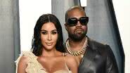 Kim Kardashian recentemente respondeu a um post de Kanye, em que o rapper se queixava de não poder ver seus filhos - Foto: Getty Images