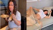 Claudia Raia brinca ao fazer vídeo sobre os perrengues da gravidez - Reprodução/Instagram