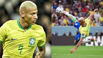 Atacante da seleção, Richarlison ganha homenagens após vitória do Brasil - Reprodução/Instagram/Globo