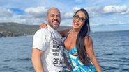 Belo e Gracyanne Barbosa mostraram momento romântico durante exercício - Fonte: reprodução/Instagram