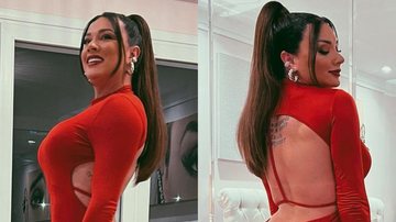 Juju Salimeni arrasa com vestido vermelho colado - Reprodução/Instagram