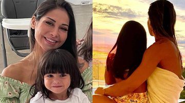 Dias após anunciar separação, Maíra Cardi curte pôr do sol ao lado da filha, Sophia - Reprodução/Instagram