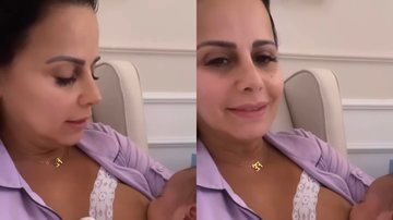 Viviane Araujo surge amamentando o filho e desabafa - Reprodução/Instagram