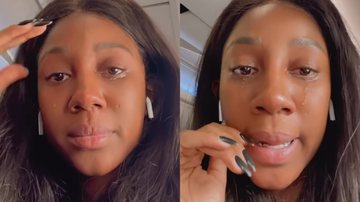 Camilla de Lucas desabafa aos prantos após sofrer racismo em voo: "É um constrangimento" - Reprodução/Instagram