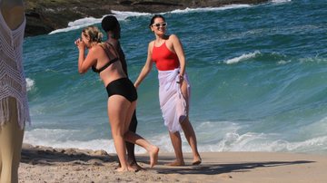 Jessie J é vista com namorado em praia do Rio de Janeiro - Foto: Delson Silva / AgNews