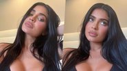 Kylie Jenner dá show de sensualidade ao fazer ensaio só de sutiã na cama - Foto/Instagram