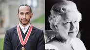Rainha Elizabeth II teria brigado com o heptacampeão mundial de Formula 1, Lewis Hamilton, por falta de etiqueta à mesa - Foto: Reprodução / Instagram