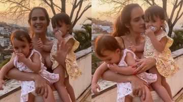 Marcella Fogaça leva as filhas gêmeas para conhecer a casa onde cresceu - Reprodução/Instagram