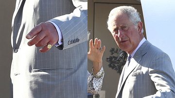 Rei Charles III e seu anel de príncipe de Gales - Foto: Reprodução / Instagram