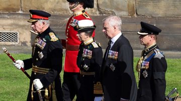 Rei Charles III, princesa Anne, príncipe Andrew e príncipe Edward - Foto: Getty Images