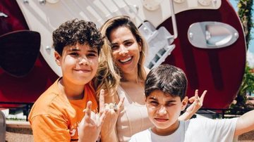 Nos EUA, Wanessa Camargo curte dia em parque com os filhos - Reprodução/Instagram/Fotos em Orlando