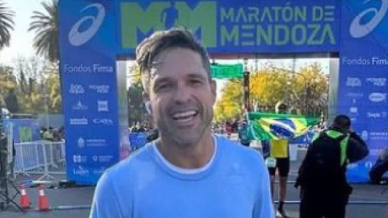 Aposentado do futebol, ex-jogador do Flamengo Diego Ribas conclui percurso de 21km na Argentina - Foto: Reprodução / Instagram