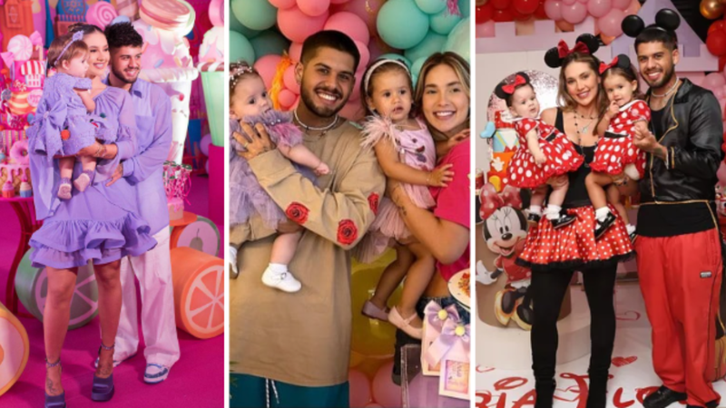 Filhas de Virginia Fonseca e Zé Felipe já ganharam várias festas de aniversário luxuosas - Reprodução/Instagram