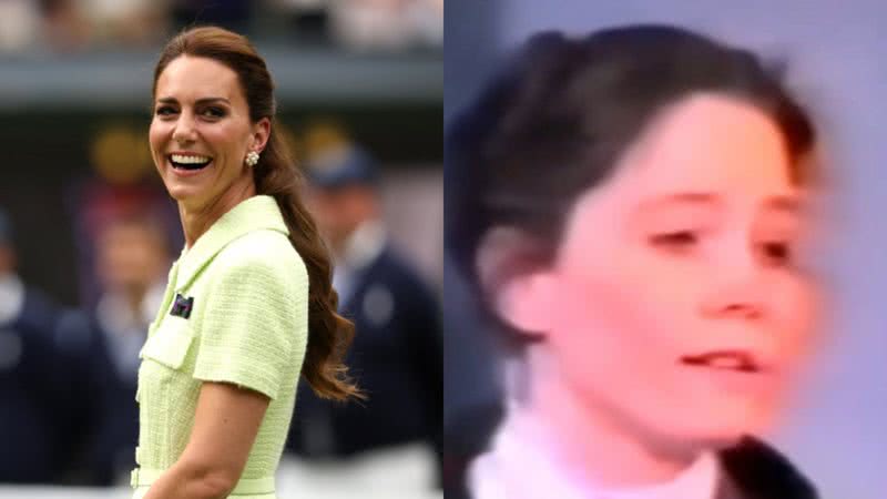 Kate Middleton encantou ao surgir em um musical de sua escola - Fotos: Getty Images/Instagram