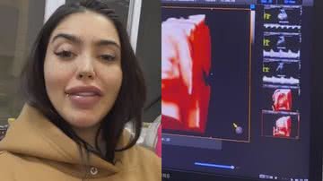 MC Mirella se emociona ao ver rosto da filha no ultrassom - Reprodução/Instagram