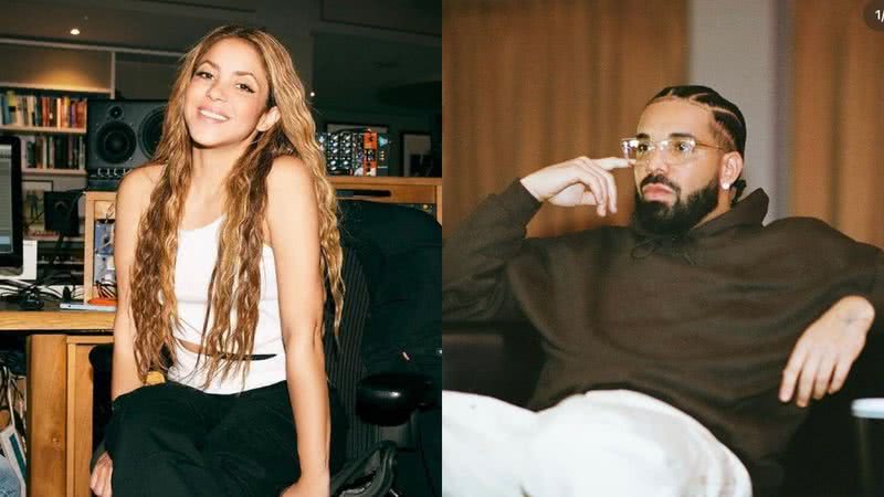 Shakira e Drake - Foto: Reprodução / Instagram