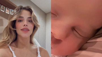 Carol Dias revelou o rostinho da segunda filha, Sarah, que nasceu esta tarde - Reprodução: Instagram