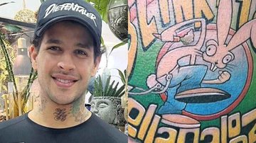 Após fazer tatuagem, Rafinha desabafa sobre cancelamento do show da banda Blink-182 - Reprodução/Instagram