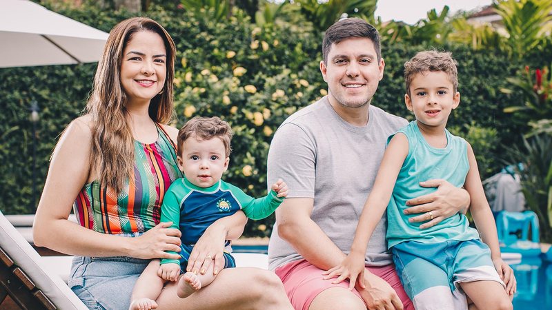 Maria Cecília e Rodolfo curtem as férias com os filhos, Martín e Pedro - FOTOS: THIAGO ALMEIDA