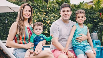 Maria Cecília e Rodolfo curtem as férias com os filhos, Martín e Pedro - FOTOS: THIAGO ALMEIDA