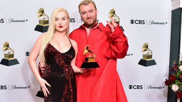 Sam Smith e Kim Petras no Grammy - Foto: Getty Images