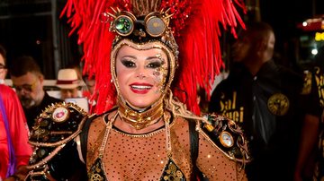 Viviane Araújo no desfile do Salgueiro no Rio de Janeiro - Fotos: Webert Belicio  / Agnews