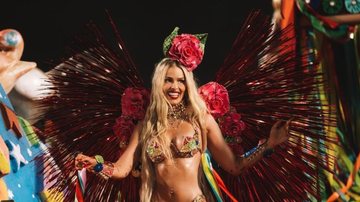 Yasmin Brunet se irrita por não receber o tratamento que esperava no desfile da Grande Rio - Reprodução/Instagram/Juliana Ferrer