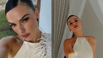 Isis Valverde esbanja beleza de look branco curtinho - Reprodução/Instagram